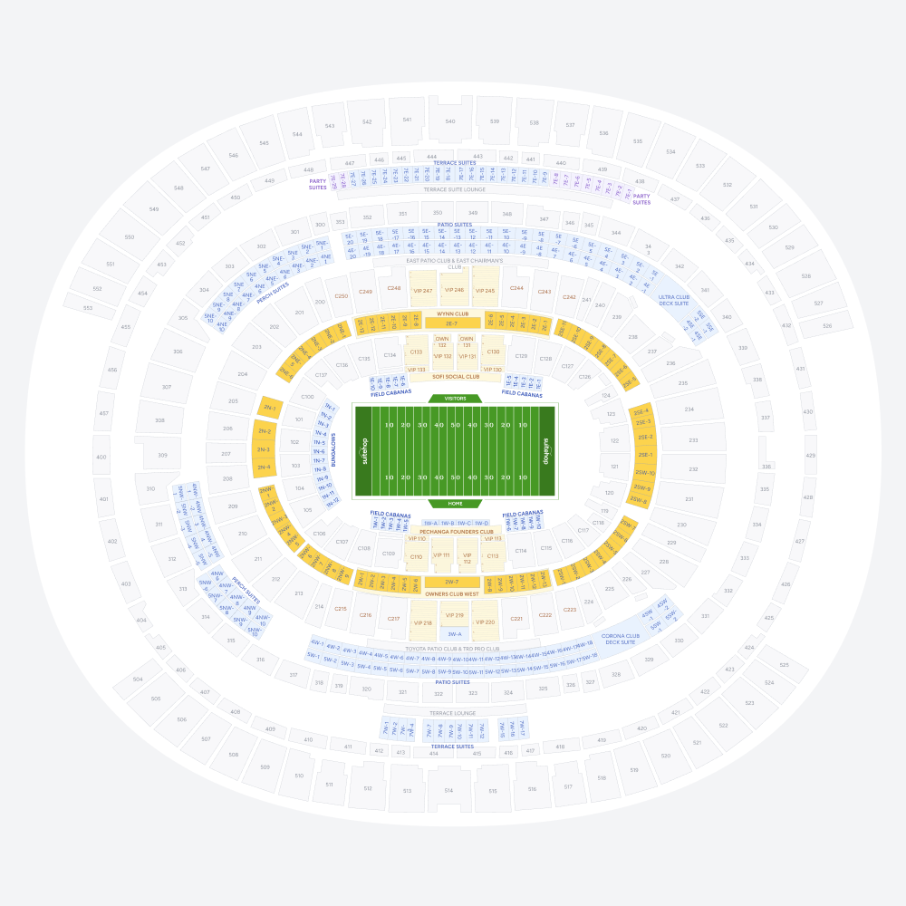 Sofi Center Layout Rgl SoFi Stadium VIP Suite Options